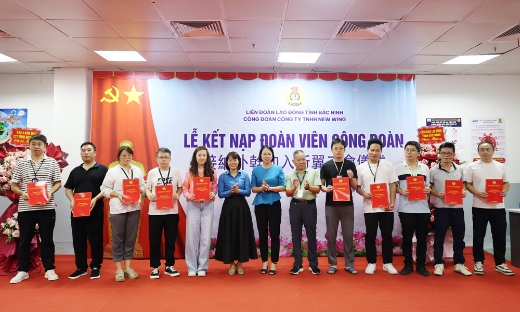 Bắc Ninh: Kết nạp 300 lao động nước ngoài vào tổ chức công đoàn 
