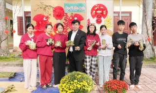 Bắc Ninh: Sôi nổi hoạt động trải nghiệm "Bánh chưng xanh - Chợ Tết quê em" 