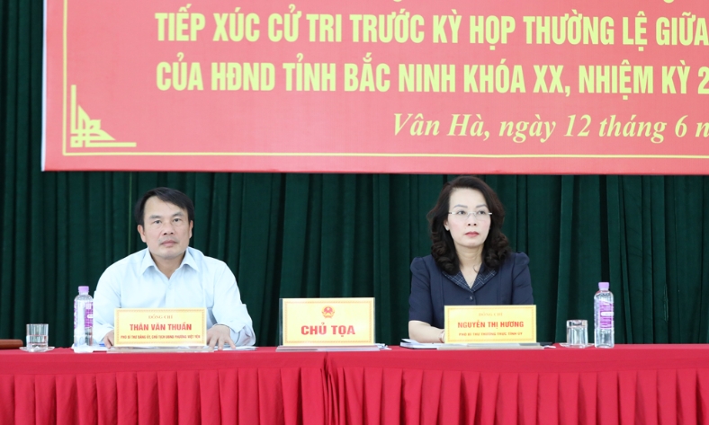  Bắc Ninh: Cử tri phường Vân Hà kiến nghị nhiều nội dung về việc sáp nhập thôn, tổ dân phố