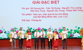 Gặp mặt kỷ niệm 101 năm Ngày Báo chí Cách mạng Việt Nam và trao Giải Báo chí Ngô Gia Tự lần thứ I