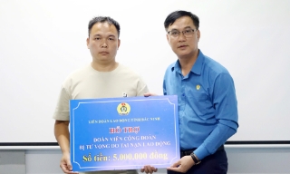 Bắc Ninh: Hỗ trợ thân nhân đoàn viên người nước ngoài tử vong do tai nạn lao động