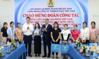 Tổng Liên đoàn Lao động Việt Nam và Công đoàn Hàn Quốc làm việc tại doanh nghiệp Bắc Ninh