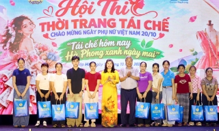 Bắc Ninh: Sôi nổi hội thi “Thời trang tái chế” tại Công ty May Xuất khẩu Hà Phong