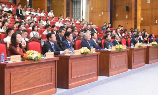 Phó Thủ tướng Thường trực Chính phủ Nguyễn Hòa Bình dự hội nghị xúc tiến đầu tư tại tỉnh Bắc Ninh