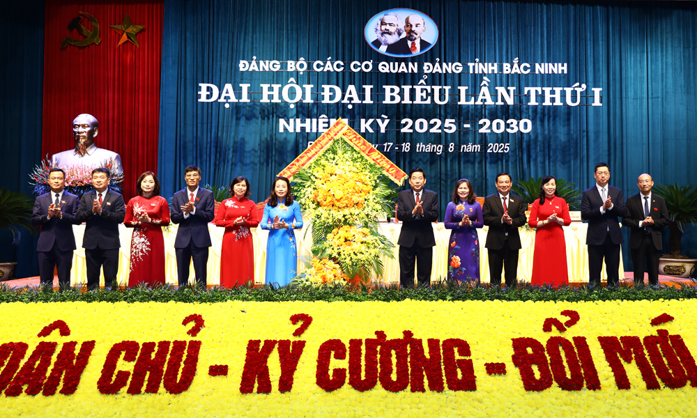  Tập trung xây dựng Đảng bộ Các cơ quan Đảng tỉnh trong sạch, vững mạnh, bảo đảm tinh gọn, hoạt động hiệu lực, hiệu quả
