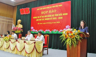 Bắc Ninh: Công tác tuyên truyền góp phần vào thành công của Đại hội Đảng bộ tỉnh lần thứ I