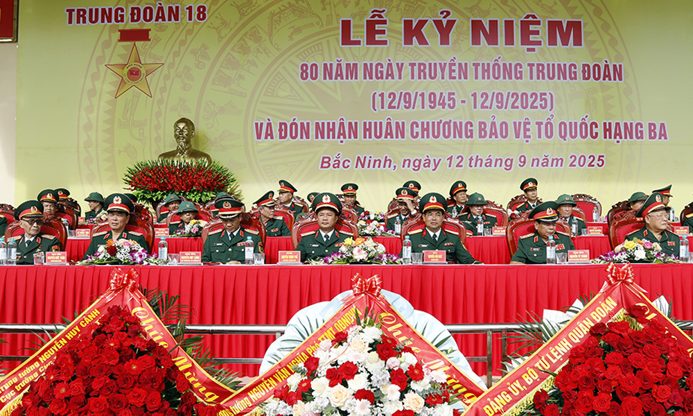  Trung đoàn 18 kỷ niệm 80 năm Ngày truyền thống 12/9 (1945-2025)