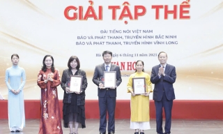 Báo và Phát thanh, Truyền hình Bắc Ninh đoạt giải cơ quan báo chí có nhiều tác phẩm chất lượng và giải B Giải báo chí toàn quốc “Vì sự nghiệp phát triển Văn hóa Việt Nam”