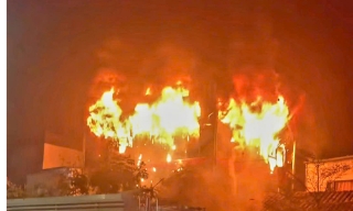 Kịp thời khống chế đám cháy tại nhà hàng Tâm Anh, phường Tiền Phong