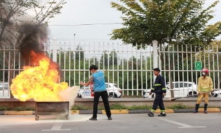 Bắc Ninh: Huấn luyện nghiệp vụ phòng cháy, chữa cháy tại các doanh nghiệp