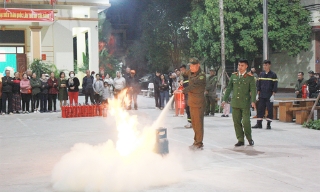 Bắc Ninh tổ chức chương trình trải nghiệm, thực hành chữa cháy và cứu nạn, cứu hộ
