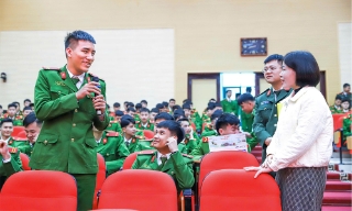 Bắc Ninh: Tư vấn hướng nghiệp cho hơn 300 chiến sĩ nghĩa vụ Công an chuẩn bị xuất ngũ