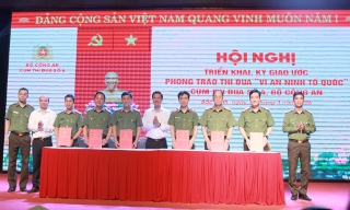 Cụm thi đua số 4, Bộ Công an ký giao ước phong trào thi đua “Vì an ninh Tổ quốc” 