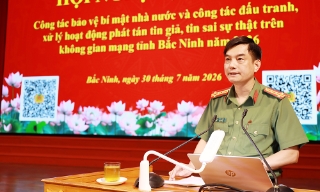 Bắc Ninh tập huấn công tác bảo vệ bí mật Nhà nước và đấu tranh với thông tin xấu độc trên không gian mạng