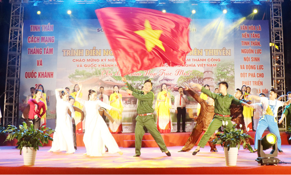  Bắc Ninh: Rực rỡ sắc màu nghệ thuật dân gian tại hồ Nghĩa Long, phường Bắc Giang