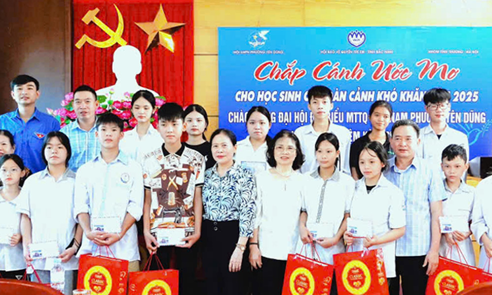  Bắc Ninh: Nhiều hoạt động hỗ trợ trường học, trẻ em hoàn cảnh khó khăn