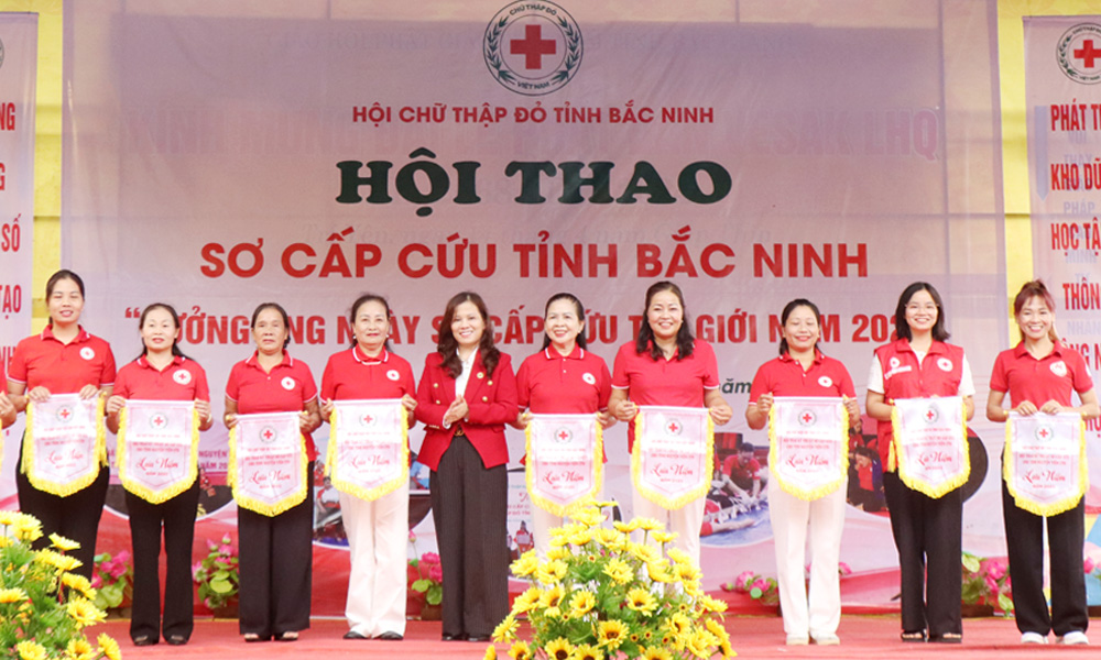  Sôi nổi hội thao sơ cấp cứu tỉnh Bắc Ninh năm 2025