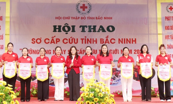 Sôi nổi hội thao sơ cấp cứu tỉnh Bắc Ninh năm 2025