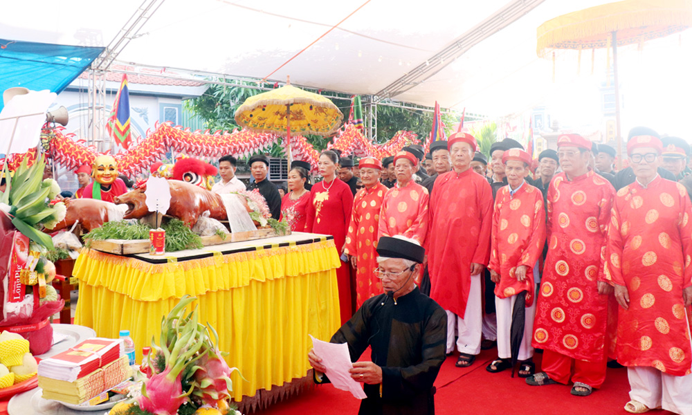  Trang trọng tổ chức lễ tưởng niệm ngày mất Hán Quận công Thân Công Tài
