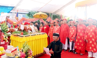 Trang trọng tổ chức lễ tưởng niệm ngày mất Hán Quận công Thân Công Tài
