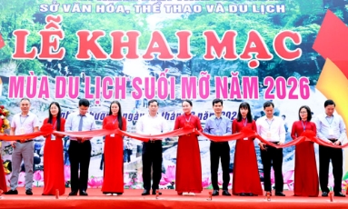  Bắc Ninh: Khai mạc Mùa du lịch suối Mỡ năm 2026