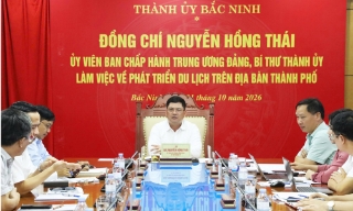 Bí thư Thành ủy Bắc Ninh Nguyễn Hồng Thái: Xây dựng sản phẩm hấp dẫn, mở rộng thị trường du lịch