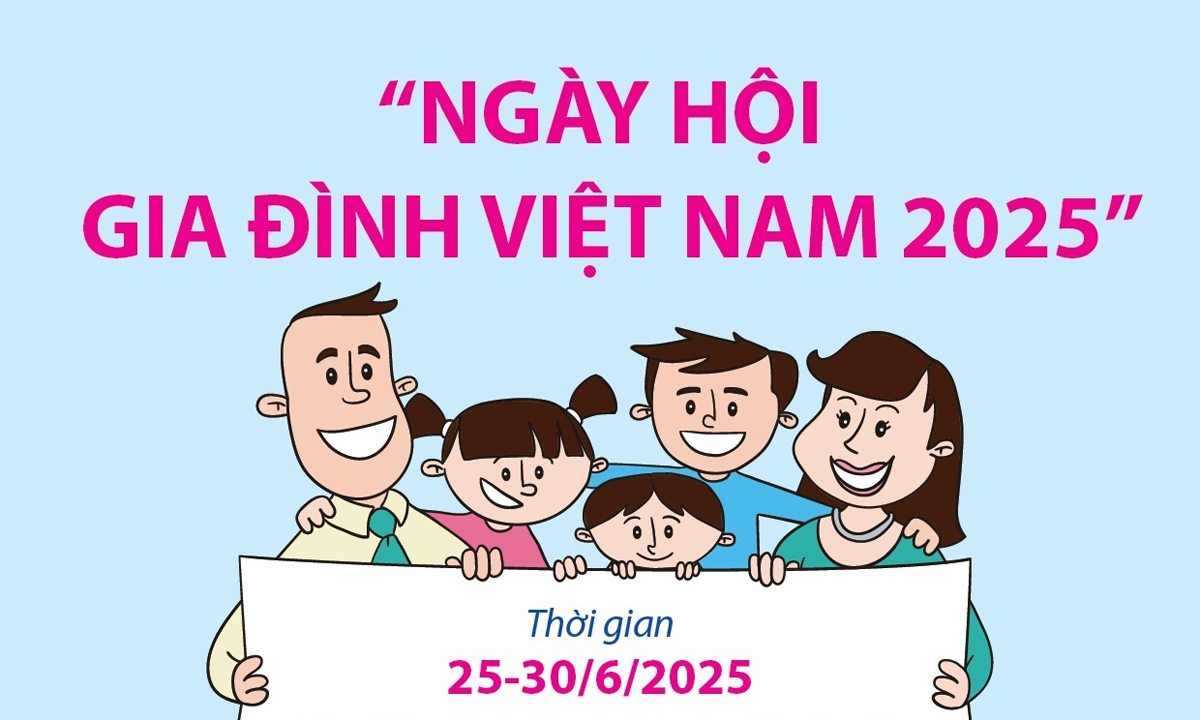 Nhiều hoạt động tại Ngày hội Gia đình Việt Nam 2025