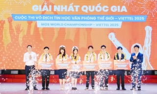 Vinh danh 6 Quán quân quốc gia cuộc thi Vô địch Tin học Văn phòng Thế giới - Viettel 2025
