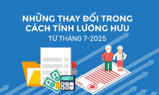 Những thay đổi trong cách tính lương hưu từ tháng 7/2025