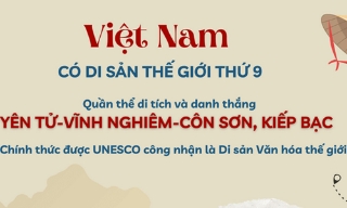 Danh thắng Yên Tử- Vĩnh Nghiêm- Côn Sơn, Kiếp Bạc: Di sản thế giới thứ 9 của Việt Nam