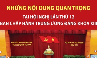 Những nội dung quan trọng tại Hội nghị lần thứ 12 Ban Chấp hành Trung ương Đảng khóa XIII