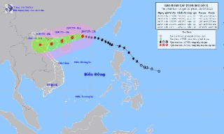 Tin mới nhất về bão số 3 Wipha: Giật cấp 15, cách Quảng Ninh - Hải Phòng 630 km