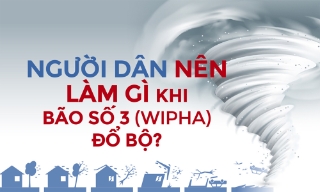 Người dân nên làm gì khi bão số 3 (Wipha) đổ bộ?