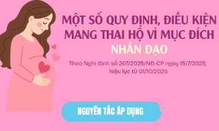 Một số quy định, điều kiện mang thai hộ vì mục đích nhân đạo