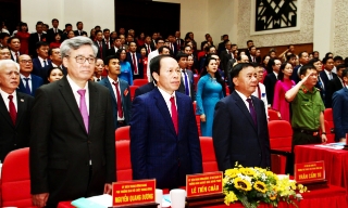 Đồng chí Trần Cẩm Tú, Ủy viên Bộ Chính trị, Thường trực Ban Bí thư dự Đại hội điểm cấp phường tại Hải Phòng