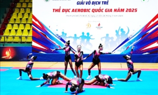 250 vận động viên tranh tài tại Giải trẻ quốc gia Aerobic 2025
