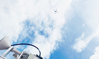 Drone có thể tạo vùng phủ sóng bán kính 6 km, phục vụ công tác cứu hộ, cứu nạn
