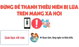 Đừng để thanh thiếu niên bị lừa trên mạng xã hội