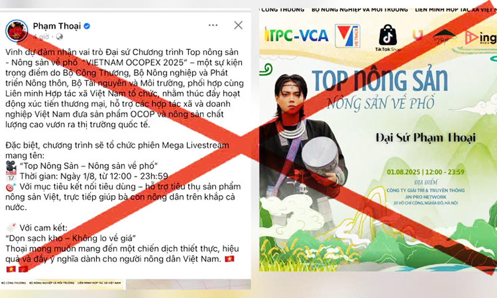  Bộ Công Thương bác thông tin bổ nhiệm đại sứ Hội chợ OCOP xuất khẩu 2025