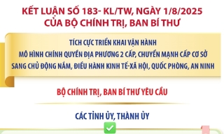 Kết luận số 183- KL/TW: Nhiệm vụ của các tỉnh ủy, thành ủy