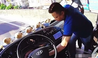Tài xế rút chìa khóa xe khách trên vành đai 3 bị khởi tố