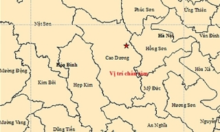 Động đất ở Phú Thọ, Hà Nội rung lắc nhẹ