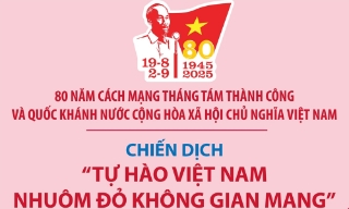 Chiến dịch 'Tự hào Việt Nam - Nhuộm đỏ không gian mạng' chào mừng Quốc khánh 2/9