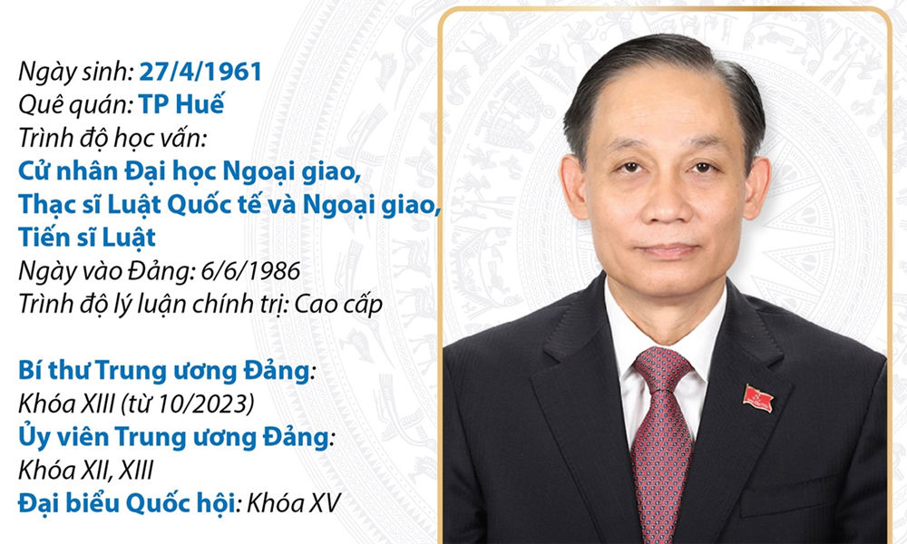 Bí thư Trung ương Đảng, Quyền Bộ trưởng Bộ Ngoại giao Lê Hoài Trung