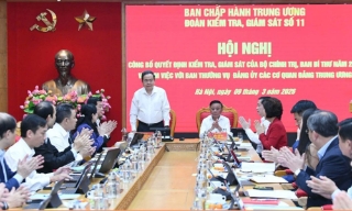 Triển khai quyết định kiểm tra, giám sát đối với Ban Thường vụ Đảng ủy các cơ quan Đảng Trung ương