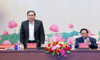 Thủ tướng Chính phủ và Chủ tịch Quốc hội đồng chủ trì họp chuẩn bị nội dung cho Kỳ họp thứ nhất Quốc hội khóa XVI