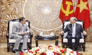 Tổng Bí thư Tô Lâm tiếp Chủ tịch kiêm Tổng giám đốc điều hành Tập đoàn GE Vernova (Hoa Kỳ)