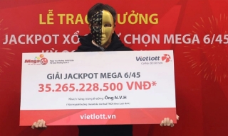 Người đàn ông mua Vietlott theo ngày sinh cháu nội trúng 35 tỷ đồng