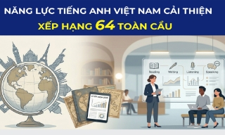 Năng lực tiếng Anh của giới trẻ Việt Nam được cải thiện, xếp hạng 64 toàn cầu