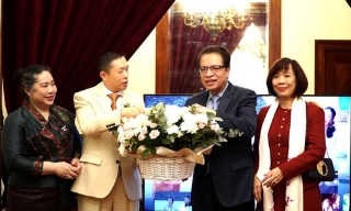 Thắm tình hữu nghị Việt - Lào tại xứ sở Bạch Dương